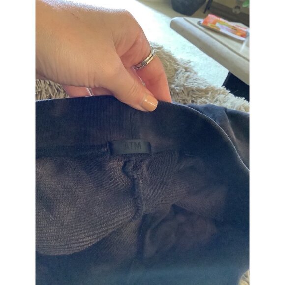 ATM Women’s Brown & Black Tie Dye Joggers Size XS Loungewear Sweat Pants - Picture 3 of 9